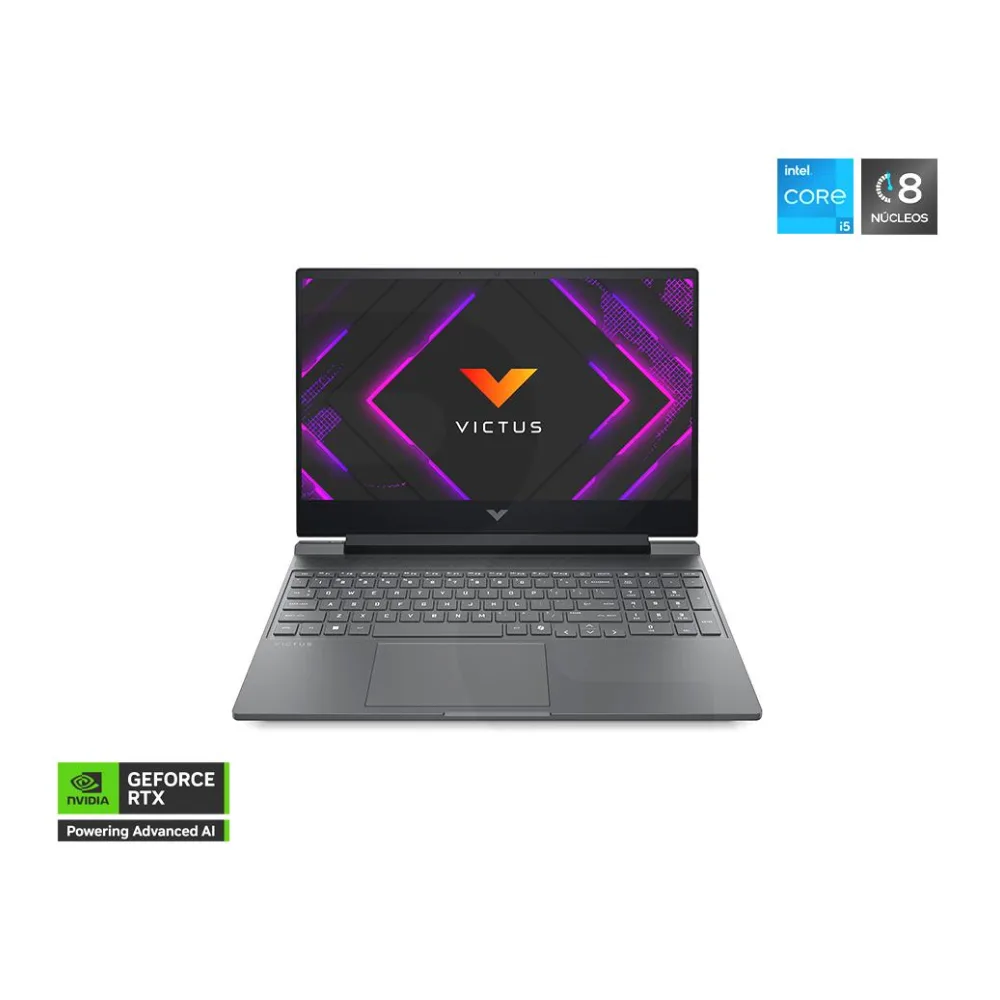 Notebook Gamer Victus 15-FA2014LA Intel Core I5-13420H Nvidia Geforce Rtx 3050 15.6" 16GB Ram 512GB Ssd Windows 11 Home Negro BA1U5LA#ABM HP