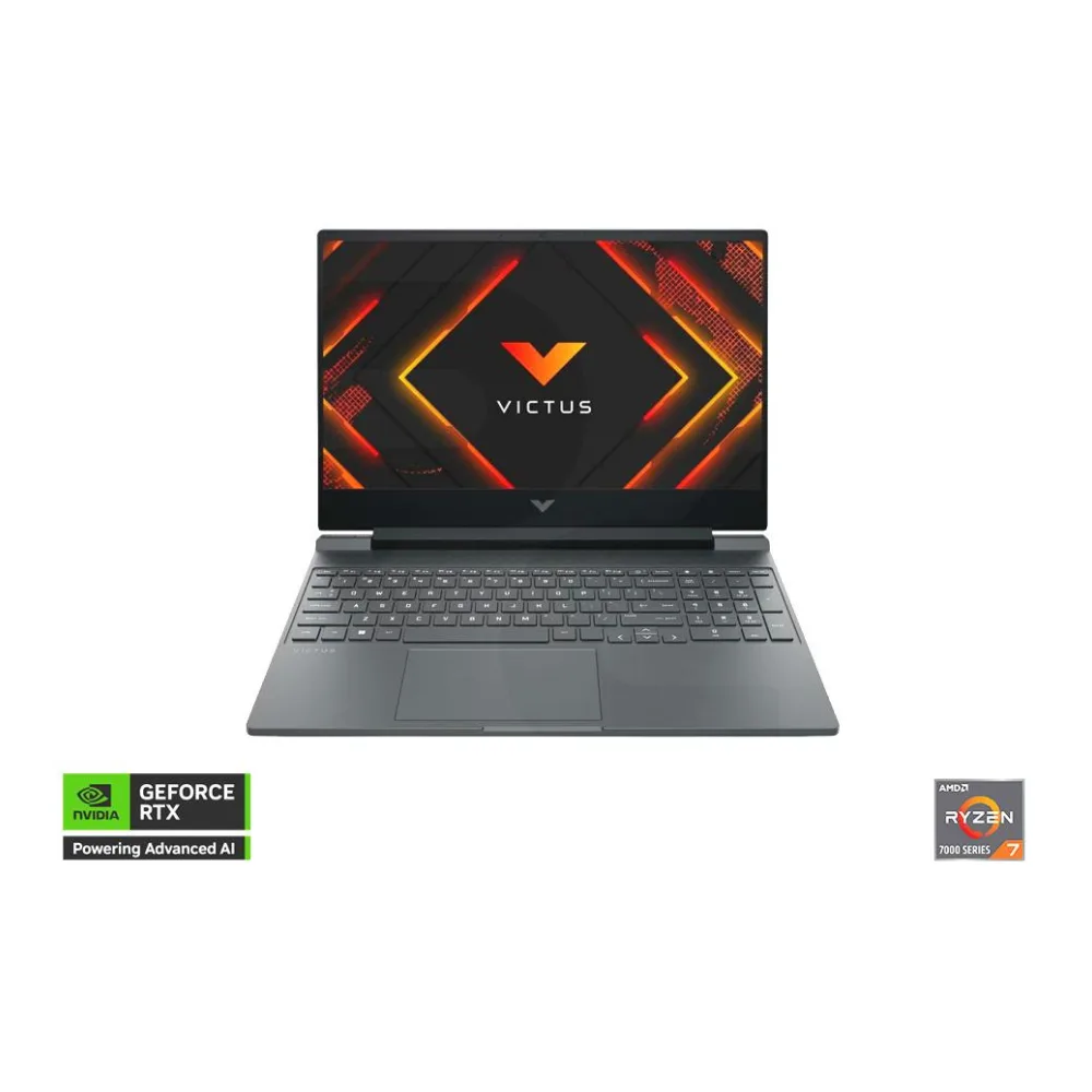 Notebook Gamer Victus Amd Ryzen 7 7445H Nvidia Rtx 3050 4GB 16GB Ram 512GB Ssd Windows 11 Home 15-FB3026LA HP