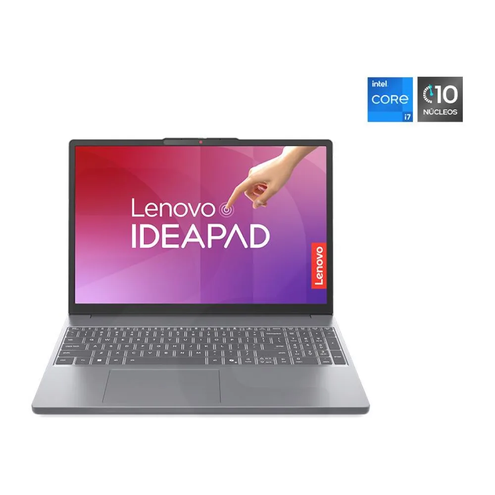 Notebook Ideapad Slim 3 Intel Core I7-13620H 15,3" Wuxga Touch 60HZ 16GB 512GB Windows 11 Home Luna Grey 83K101EHCL Lenovo