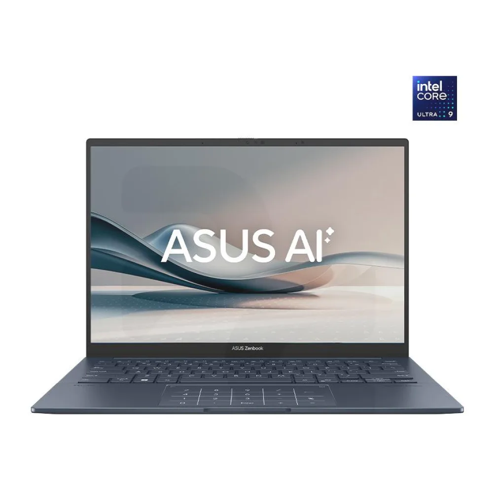 Notebook Zenbook 14 Intel Ultra 9-285H 14" Oled 16GB 512GB Ssd Windows 11 Home Azul UX3405CA-SU1633W Asus