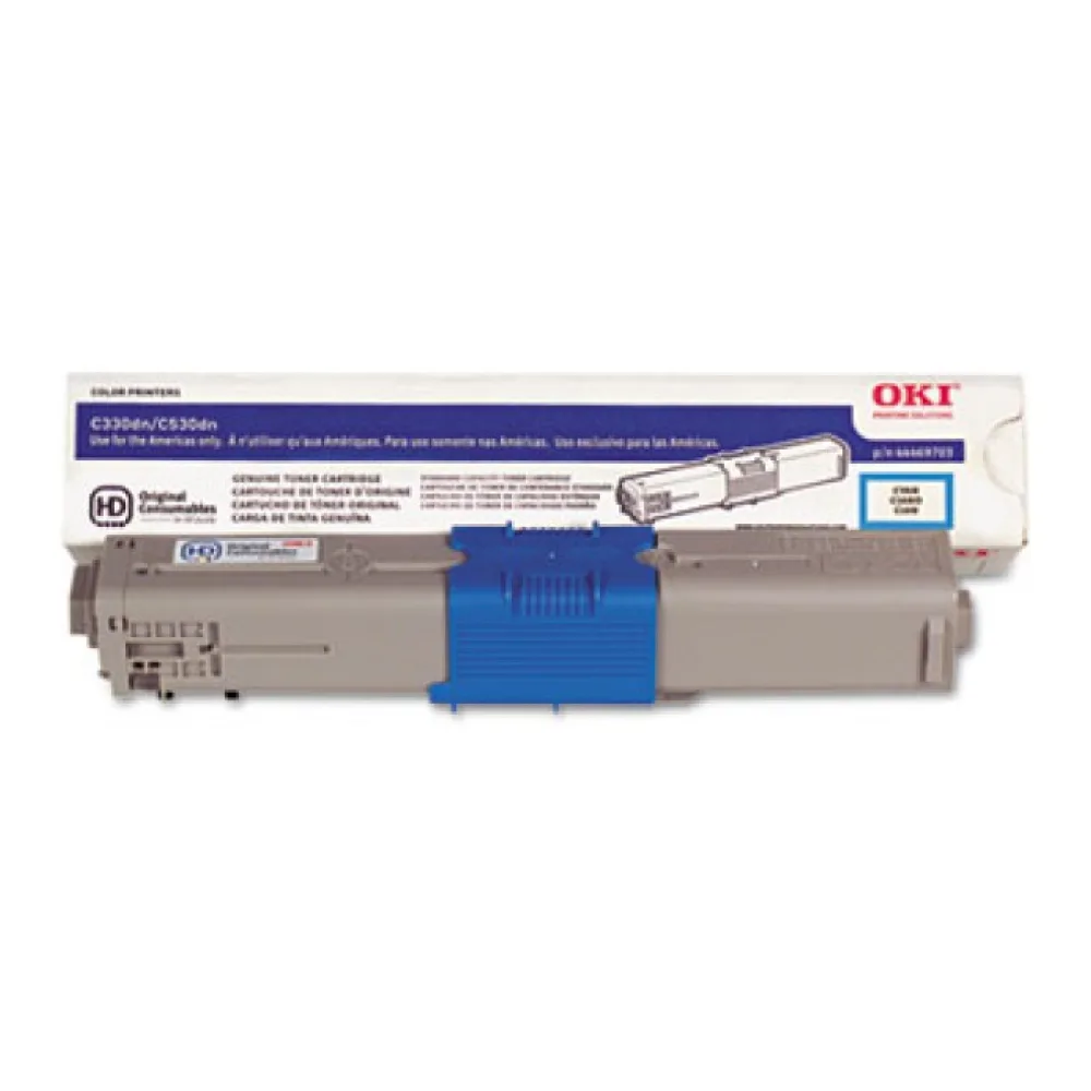 Oki Toner Color Cyan 44469703