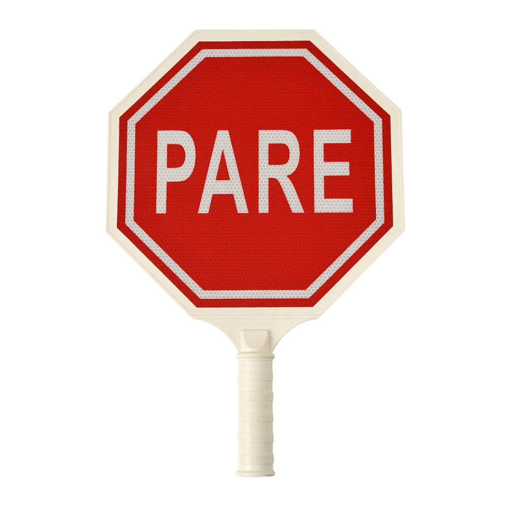 Paleta Señalizacion Vial Pare y Siga Start Fire