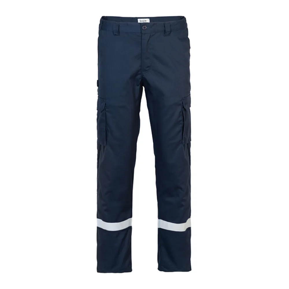 Pantalón Cargo Gabardina Azul Geolite
