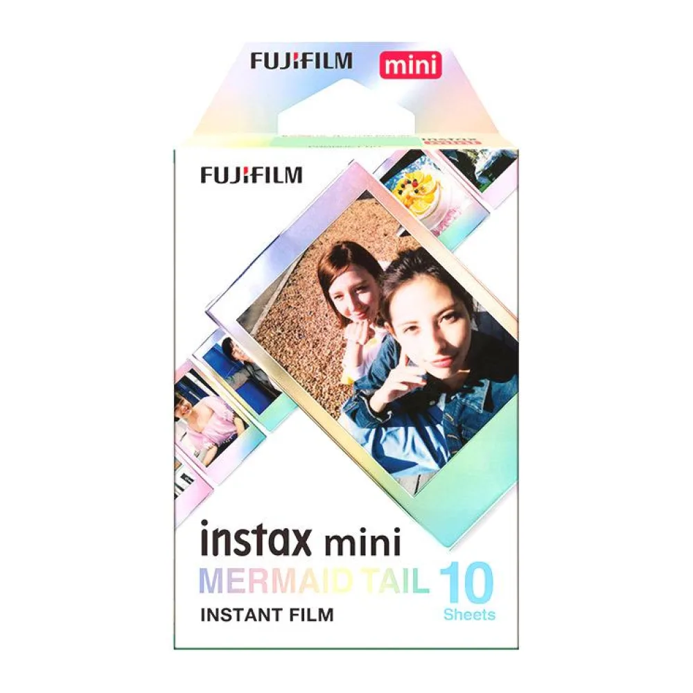 Papel Fotográfico Instax Mini Mermaid Tail 10 Fotos Fujifilm