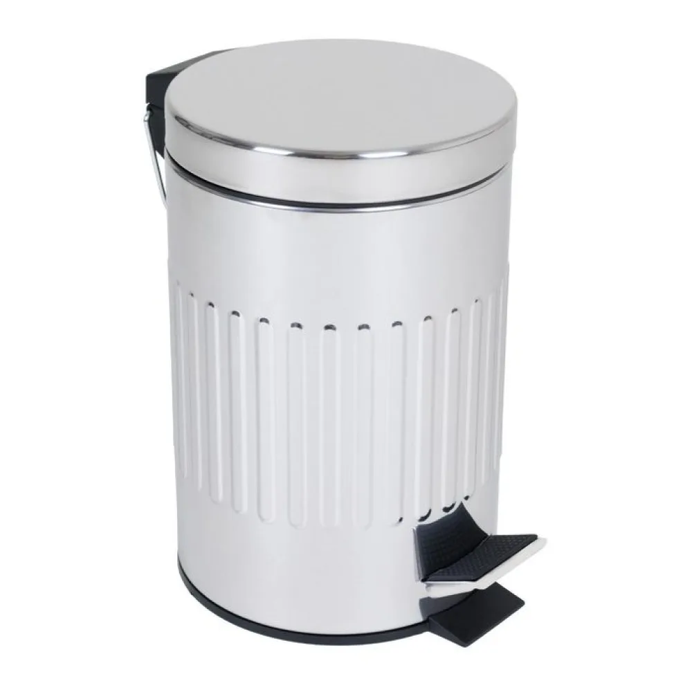 Papelero 5 Litros Acero Inoxidable Acero Doral