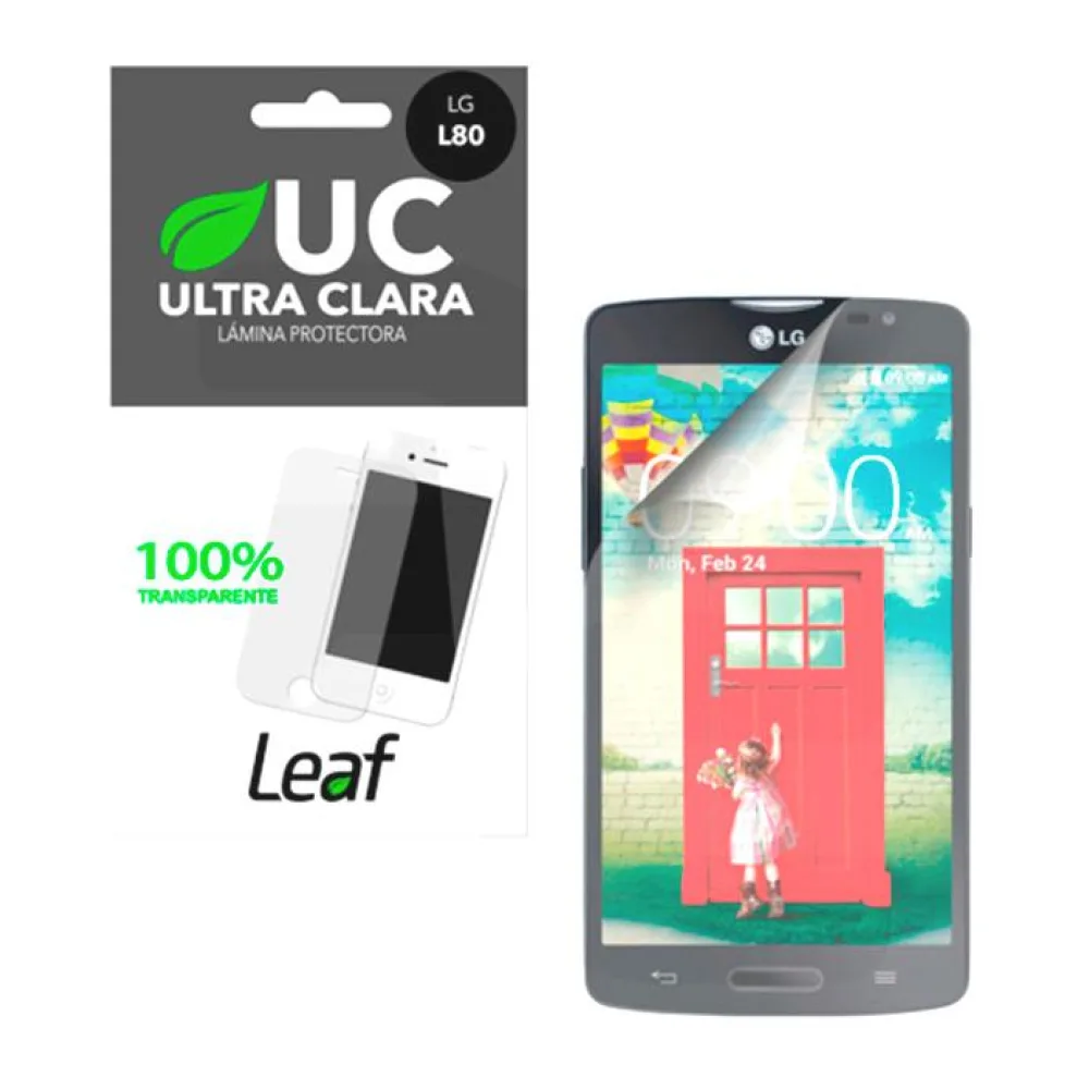 Para LG L80 Lámina Ultra Clara Leaf