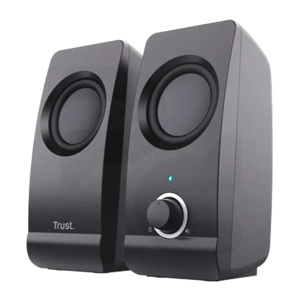 Parlante Pc Altavoces Estéreo Trust 2.0 Negro