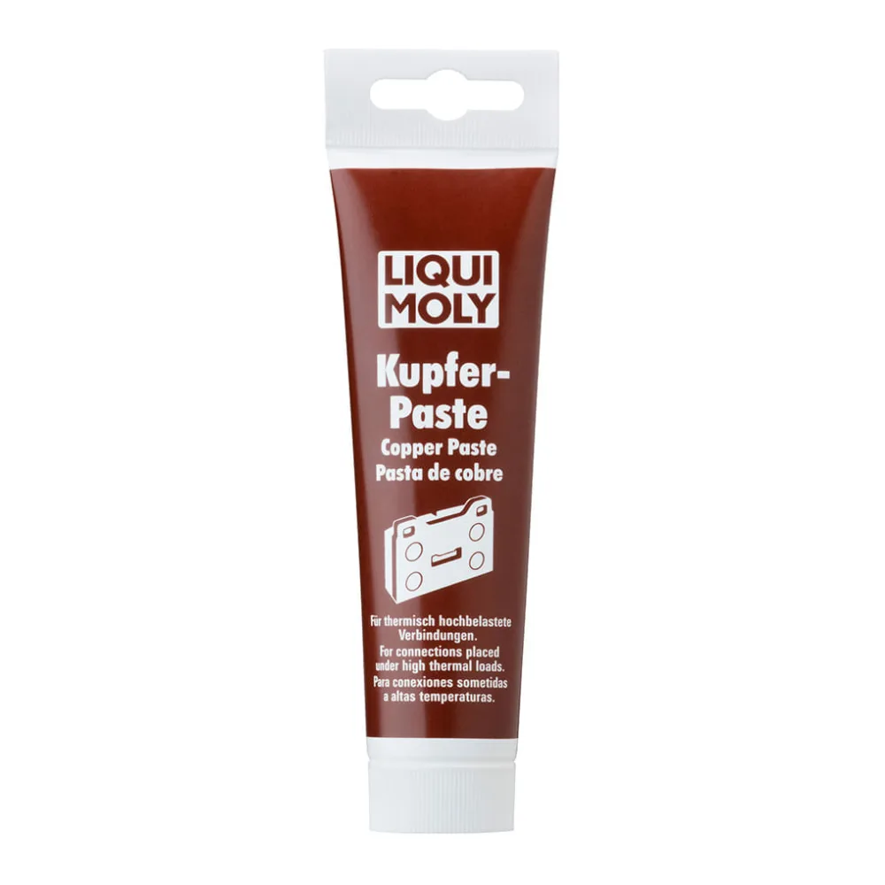 Pasta Lubricante y Antigripante para Altas Temperaturas Hasta 1300 ºc Kupfer Paste 100 Gr Liqui Moly