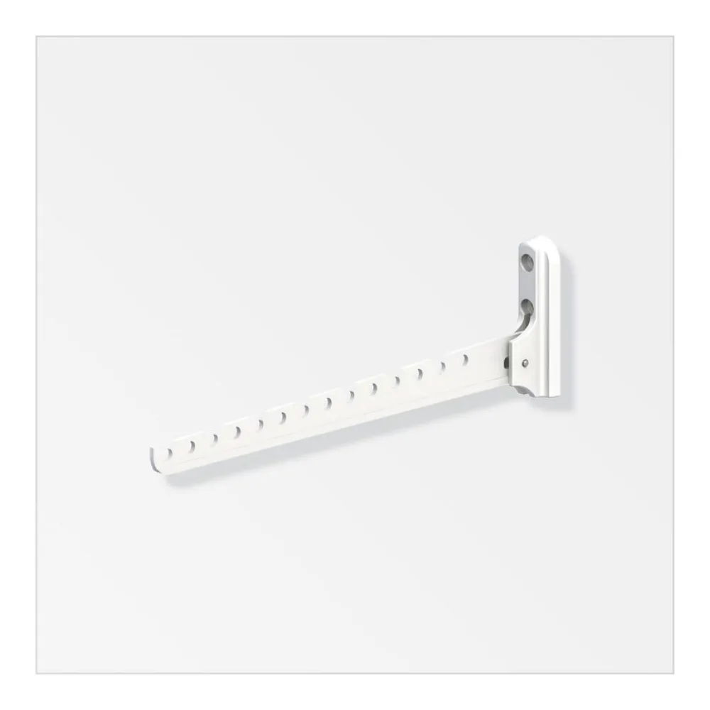 Perchero 330 Mm Aluminio Blanco Alfer