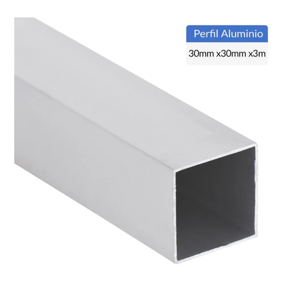 Perfil Tubular Blanco Aluminio 30X1 Mm 3 M Superfil