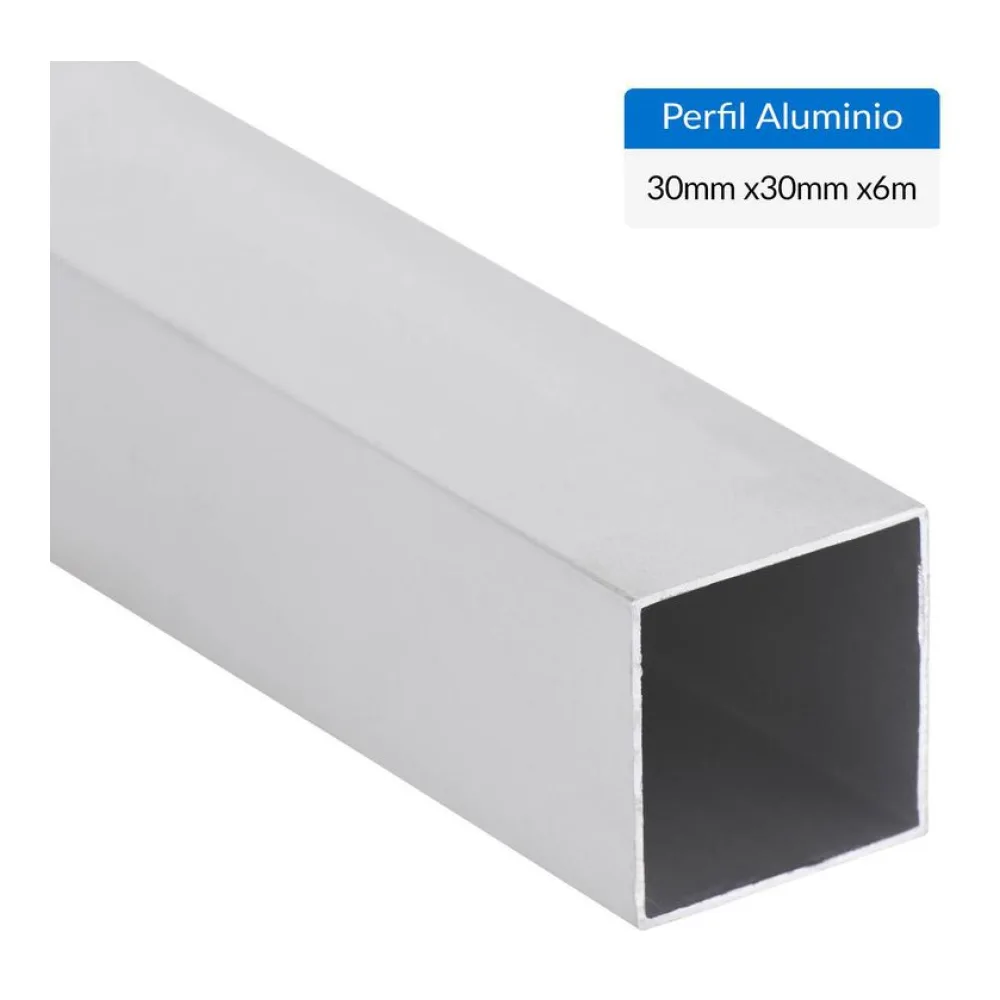 Perfil Tubular Blanco Aluminio 30X1 Mm 6 M Superfil