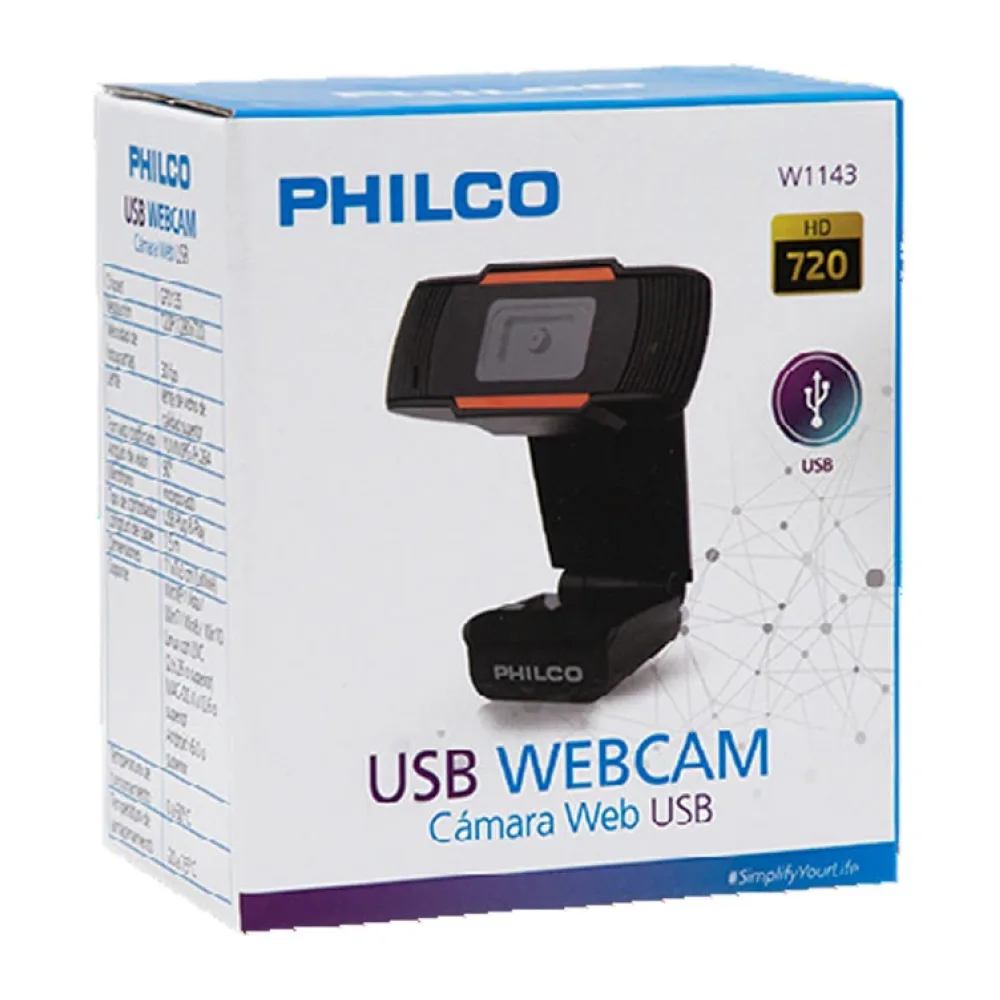 Philco Webcam Philco 720P 30FPS 1280 720 29PLCW1143
