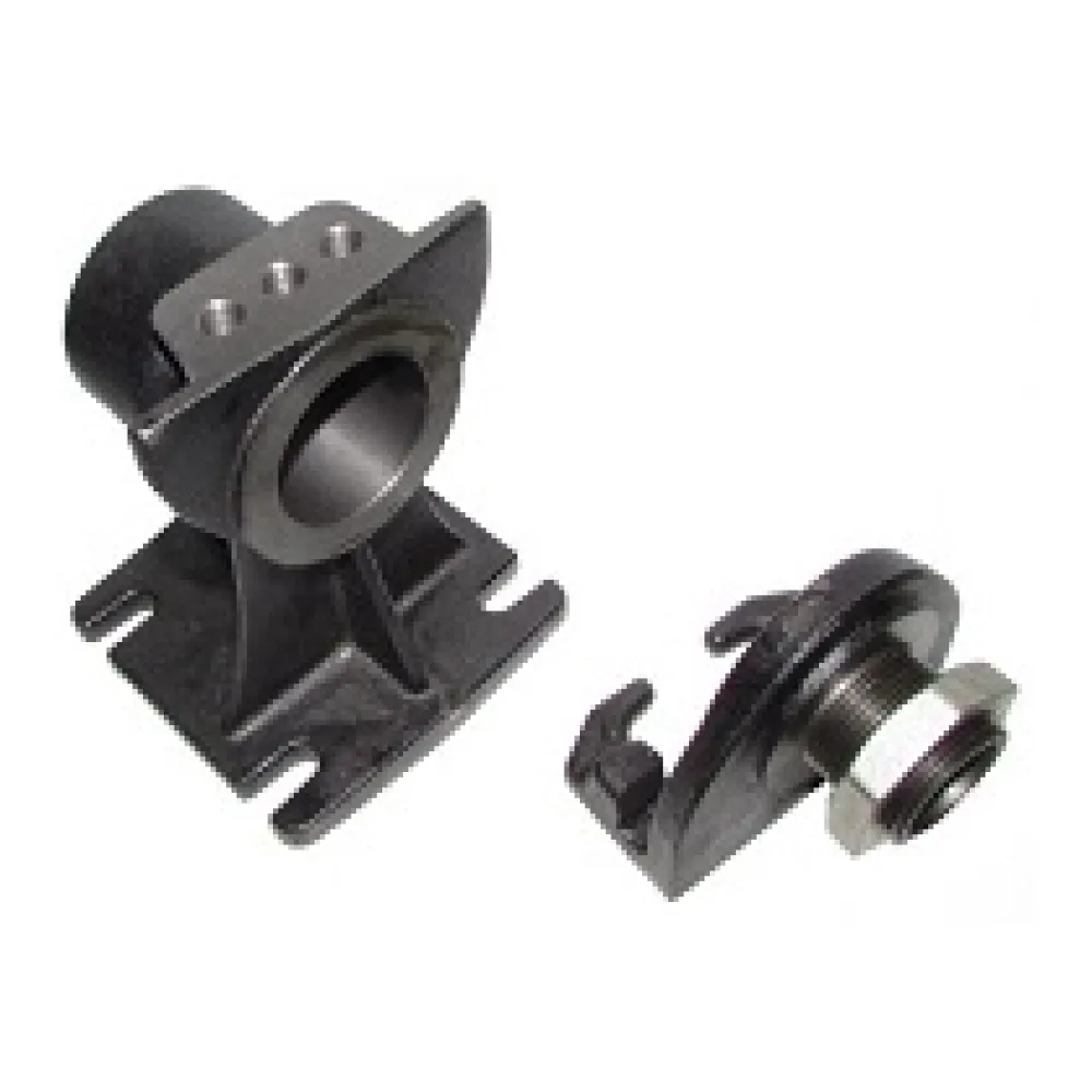 Pie de Acople Rapido - C/codo y Flange DN80. P/ AT80 Mm