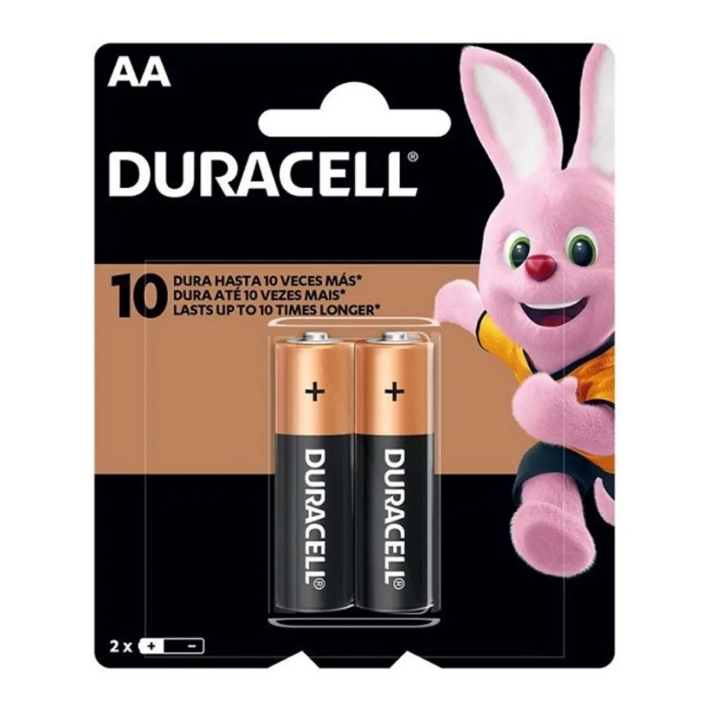Pila Duracell Aa Blister 2 Unidades Mts