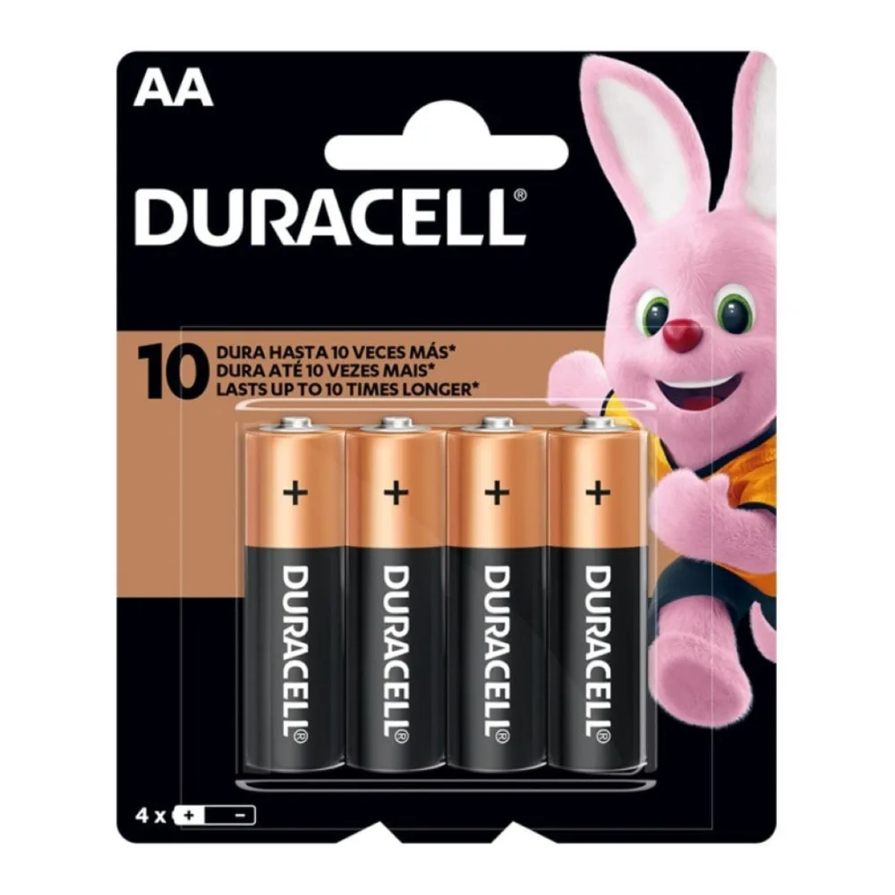 Pila Duracell Aa Blister 4 Unidades Mts