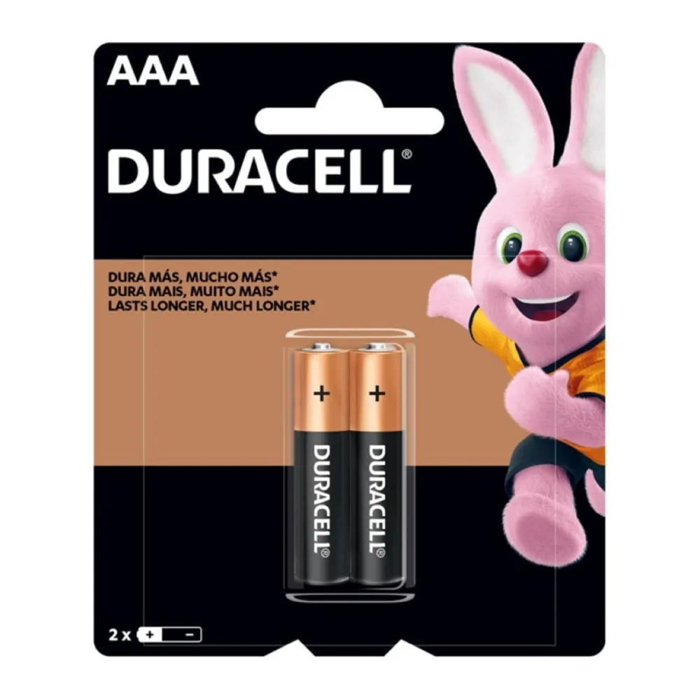 Pila Duracell Aaa Blister 2 Unidades Mts
