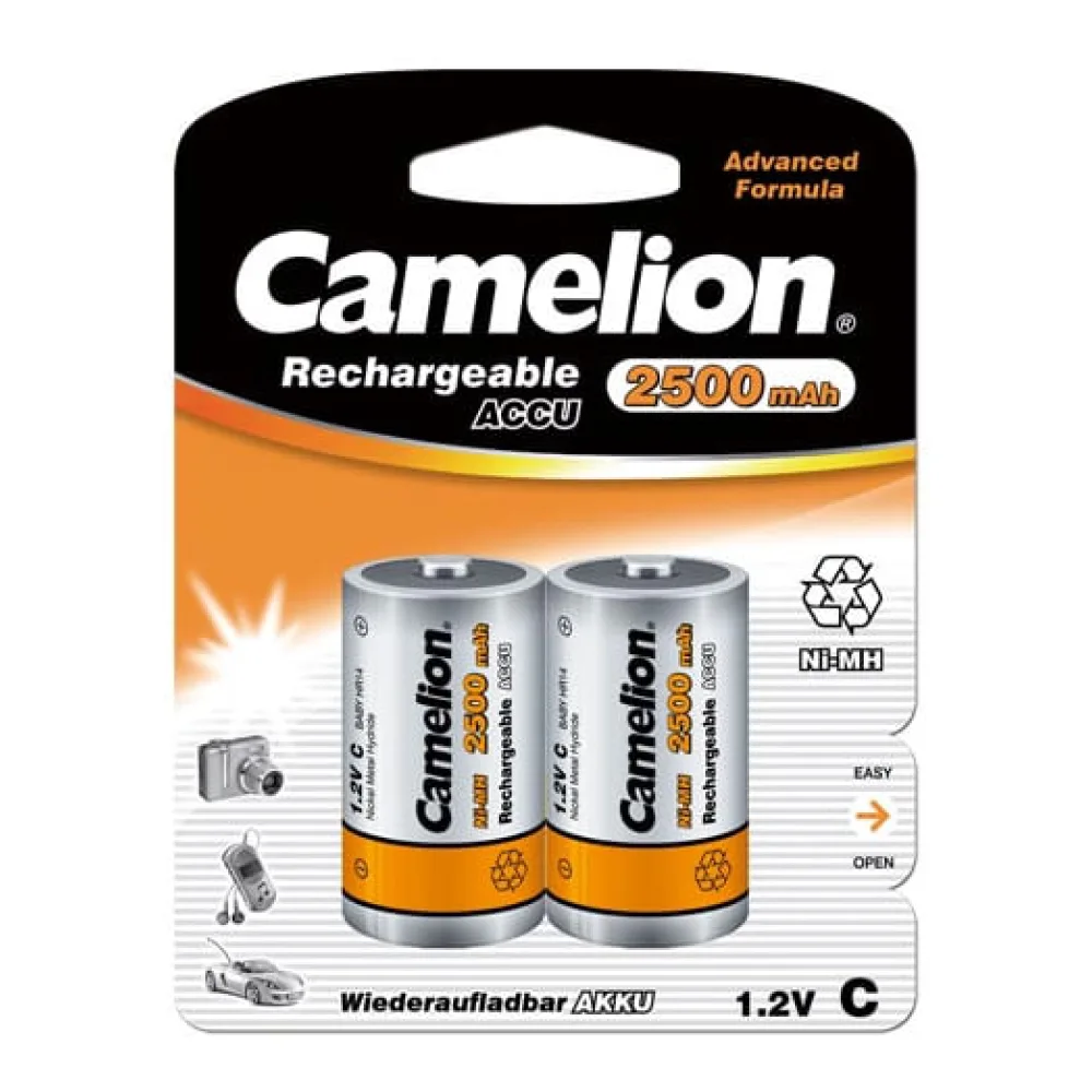 Pila Recargable C 2500MA Nimh (par) 359601022 Energizer