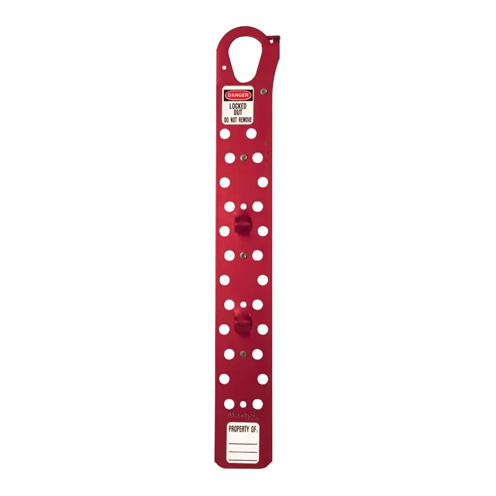 Pinza de Aluminio Anodizado para 24 Candados Master Lock
