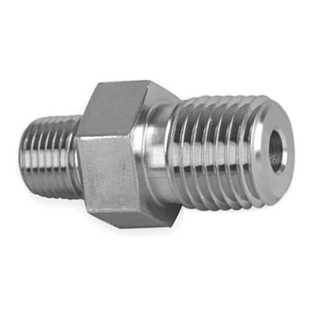 Pk Niple Hex 1/4 Mcho Npt X 1/4 Mcho Npt 2080820150 Parker