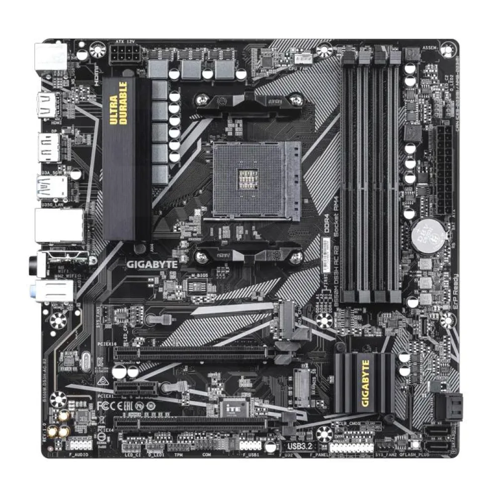 Placa Madre Amd B550M DS3H Ac R2 (SAM4) Gigabyte