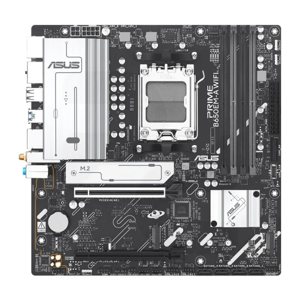 Placa Madre Amd Prime B650EM-A Wifi (SAM5) Asus