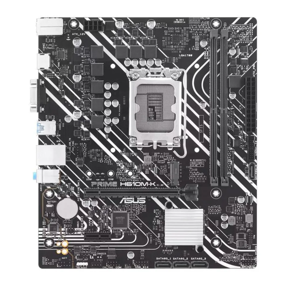 Placa Madre Intel Prime H610M-K (S1700) Asus