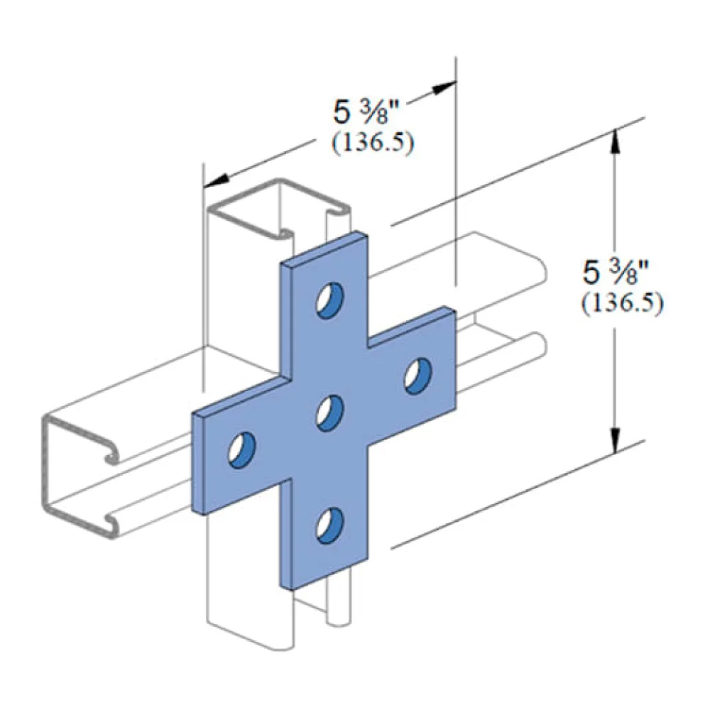Platina X 5 Perfor P-1028 Eg 339910636 Unistrut