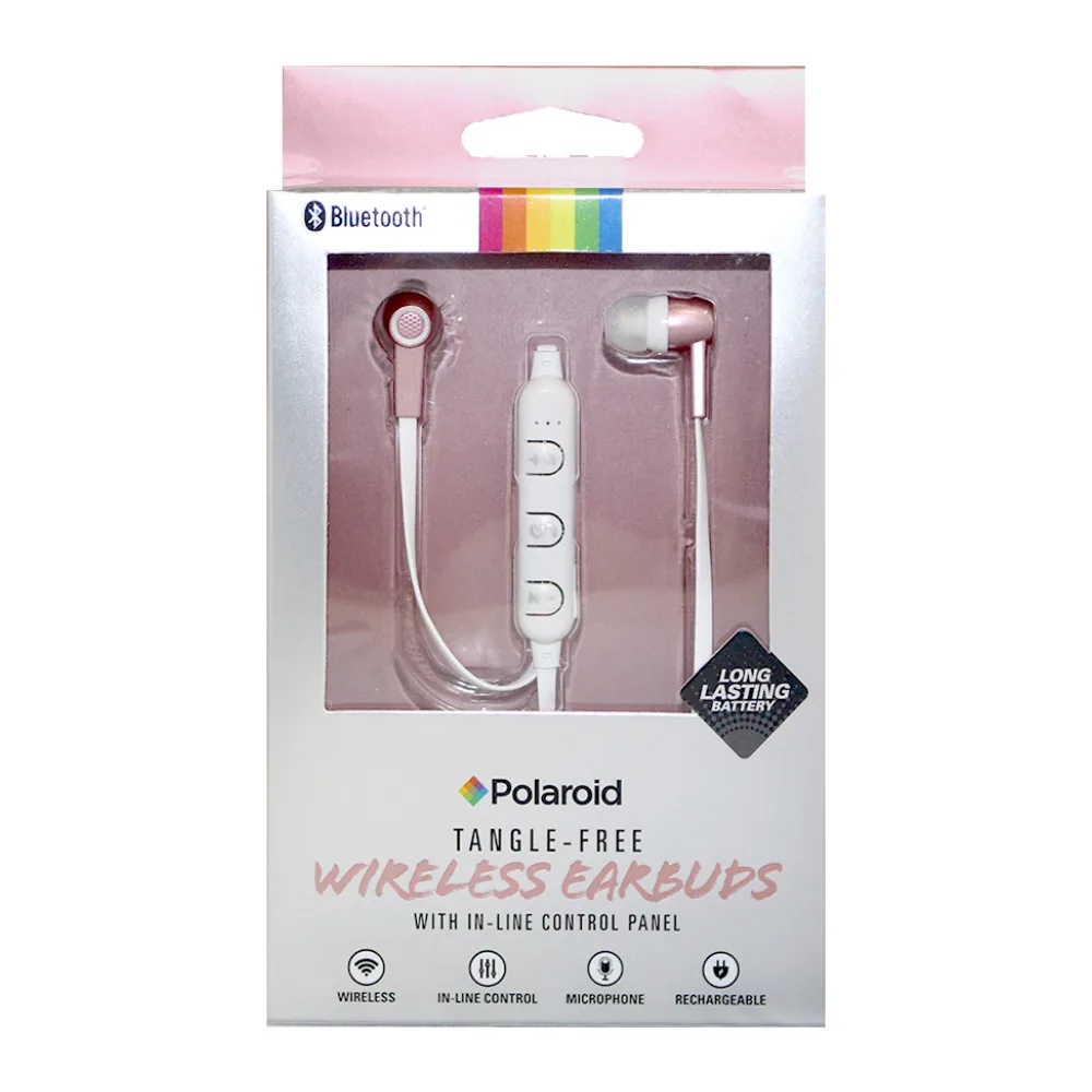Polaroid Audífono Bluetooth Pink