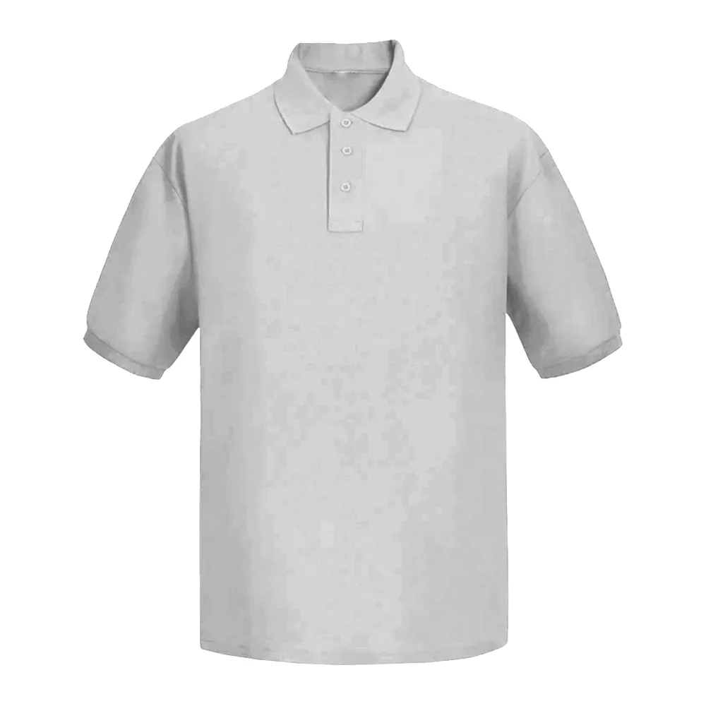 Polera Pique Geolite Manga Corta Blanca