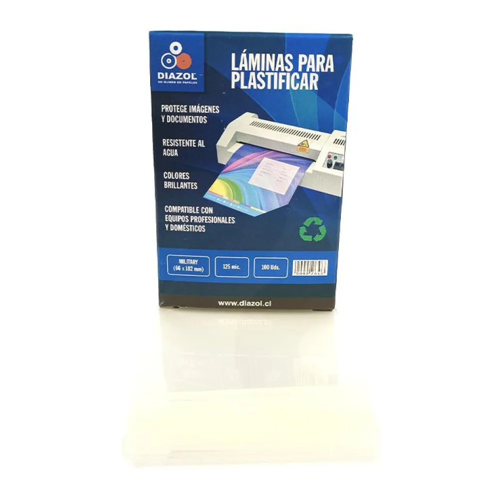 Pouch para Termolaminar Tamaño Carnet (125 Mic) Diazol