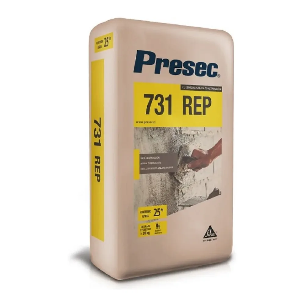 Presec 731 Mortero Reparacion Alta Resistencia Saco 25 Kg
