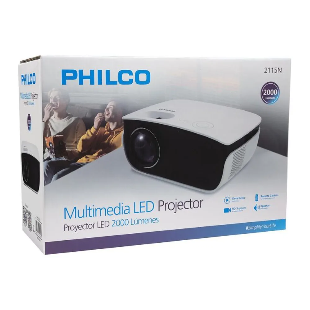 Proyector 2000 Lumenes Philco