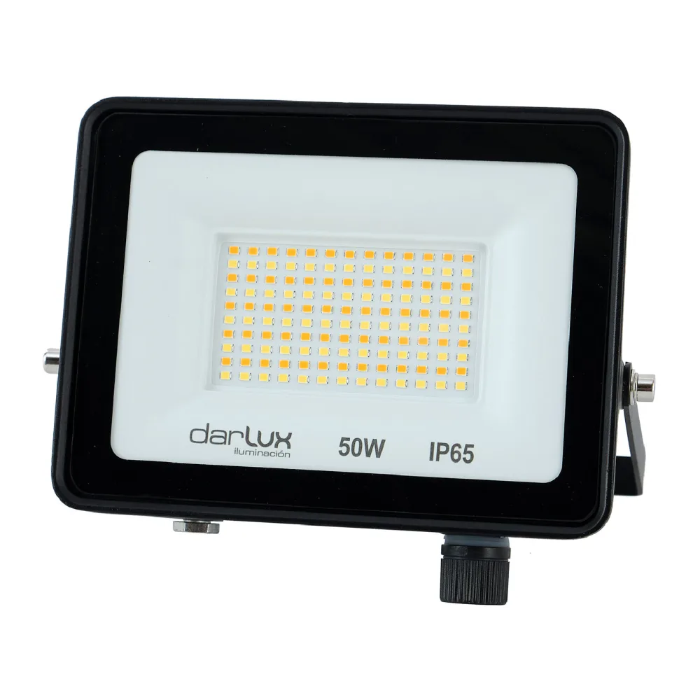 Proyector de Area Led 50W IP65 3 Cct 2,2K -3,5 K -5K Negro 278627225 Darlux