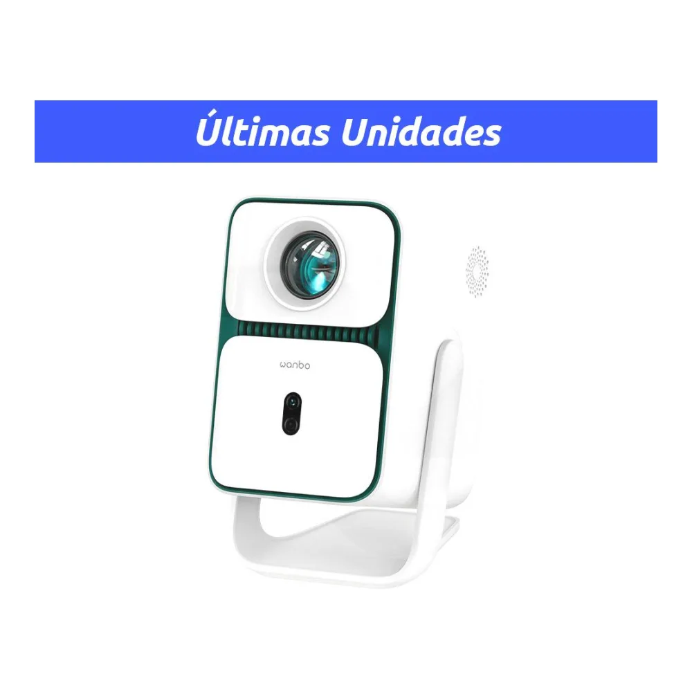 Proyector Wanbo T2 Ultra, 500 Ansi, White, Bluetooth, Wifi, Android 11