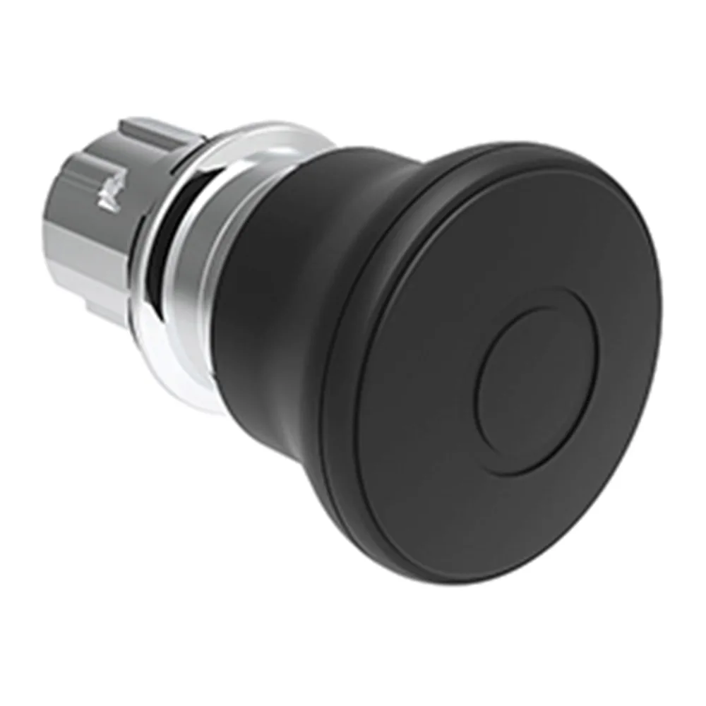 Pulsador Emergencia Bloqueo/desbloqueo por Traccion Negro (cabezal 40MM), 22MM, Metalico 2480472 Lovato