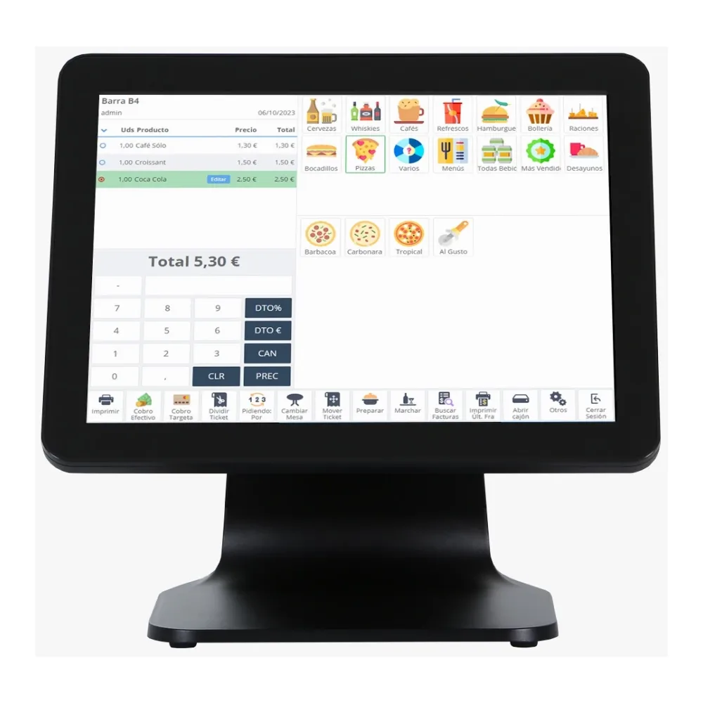 Punto de Venta One T2-7R 15″ J6412 8GB 256GB Ssd