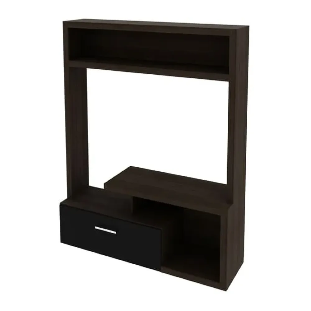 Rack Tv 50 Pulgadas E1700 Color Tabaco/negro