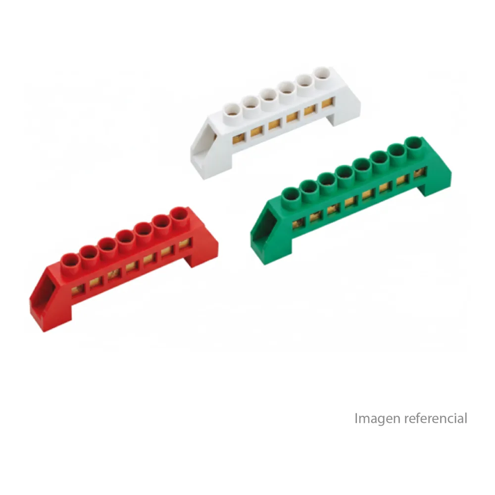 Regleta Neutro Riel Din 8 Perforaciones 3426634 Fnx