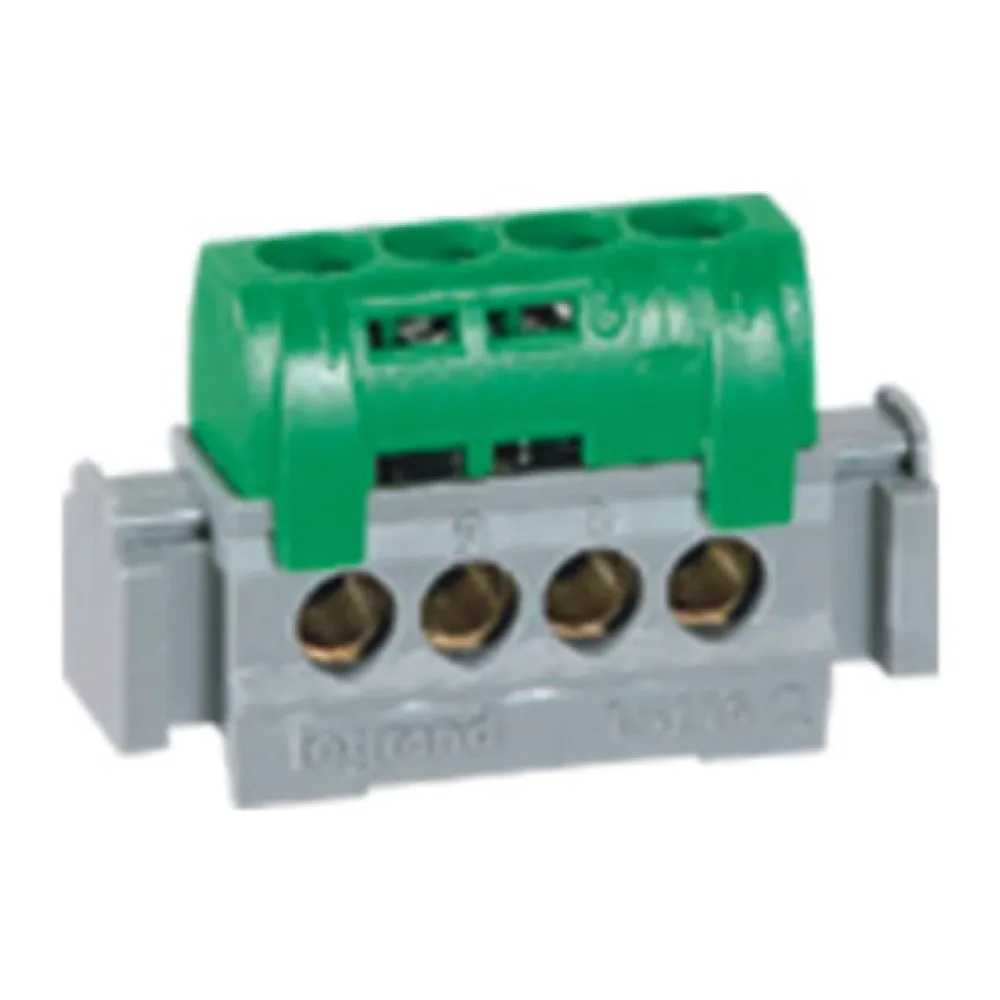Regleta Verde Tierra 4 Entradas 483004 Legrand