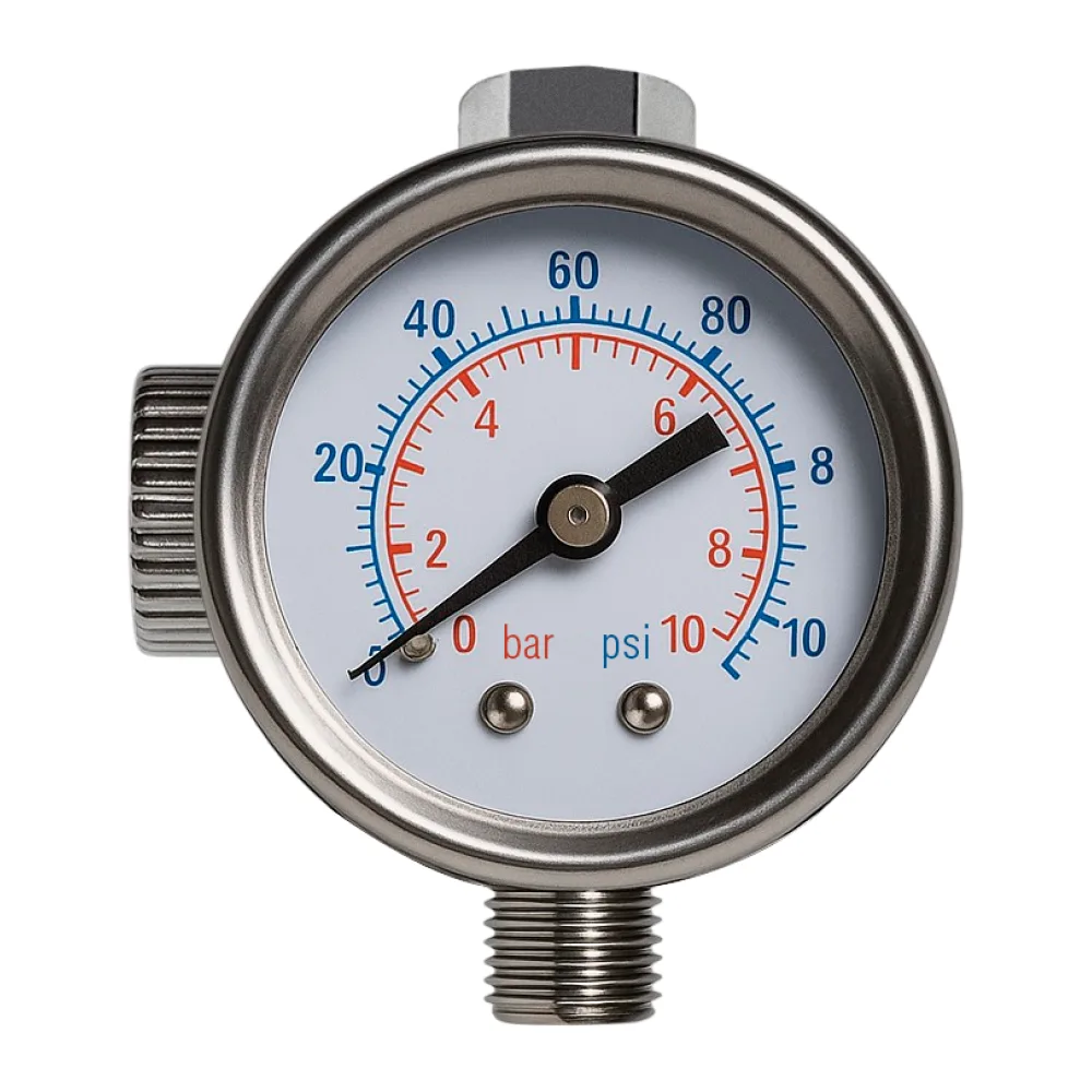Regulador de Presión con Manómetro Italco – 1/4” Tehtools