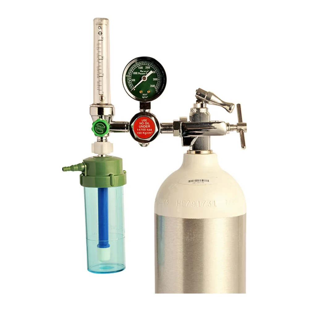 Regulador Oxigeno C/flujometro y Vaso CGA-870 [yugo] Start Fire