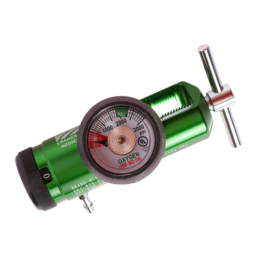 Regulador Oxigeno CGA-870 [yugo] 0-15 Lpm Salida Espiga Start Fire