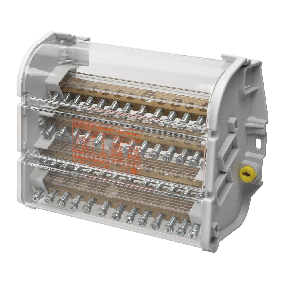 Repartidor Tetrapolar 125A 750V 44698103 Gewiss