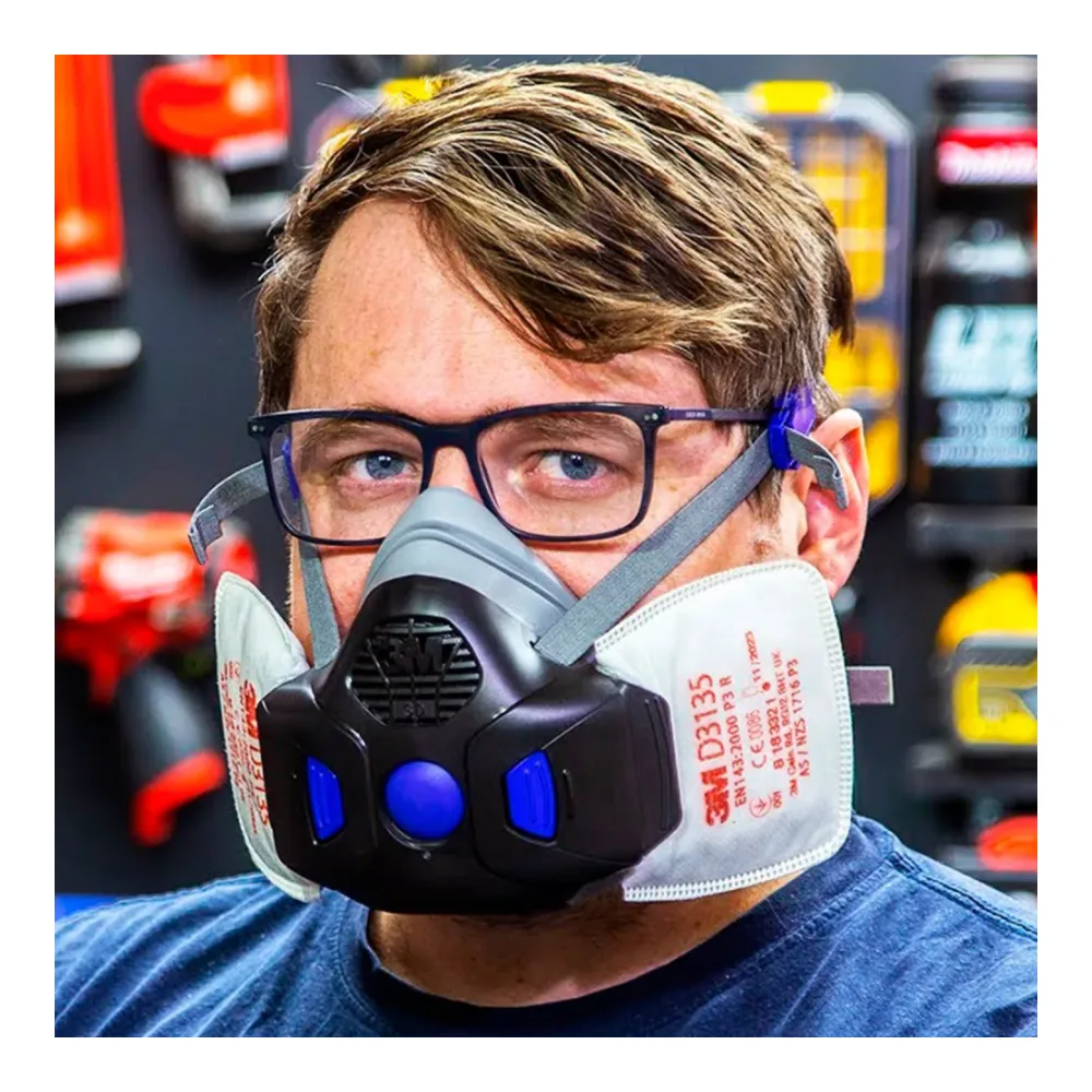 Respirador 3M Medio Rostro Secure Click