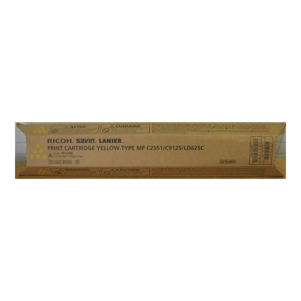 Ricoh Toner Mp C2551/LD625C Amarillo 841501