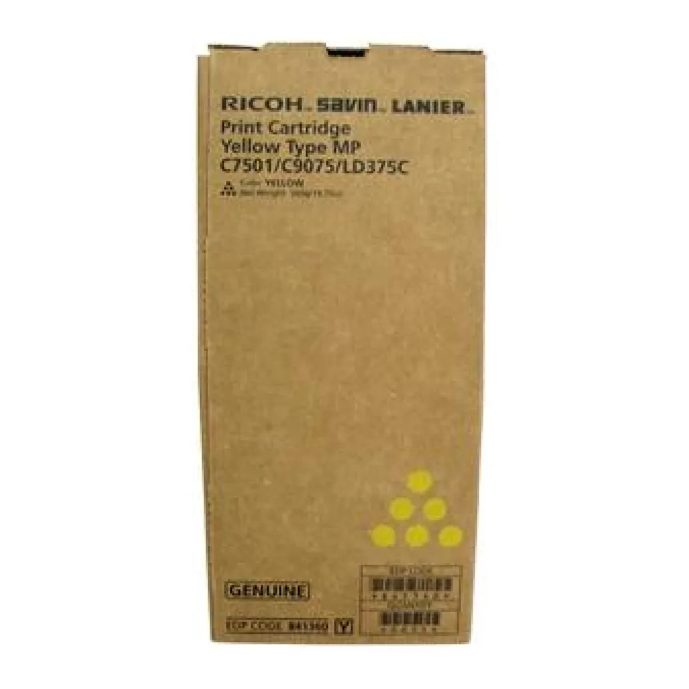 Ricoh Toner Mp C7501/C9075 Amarillo 841360
