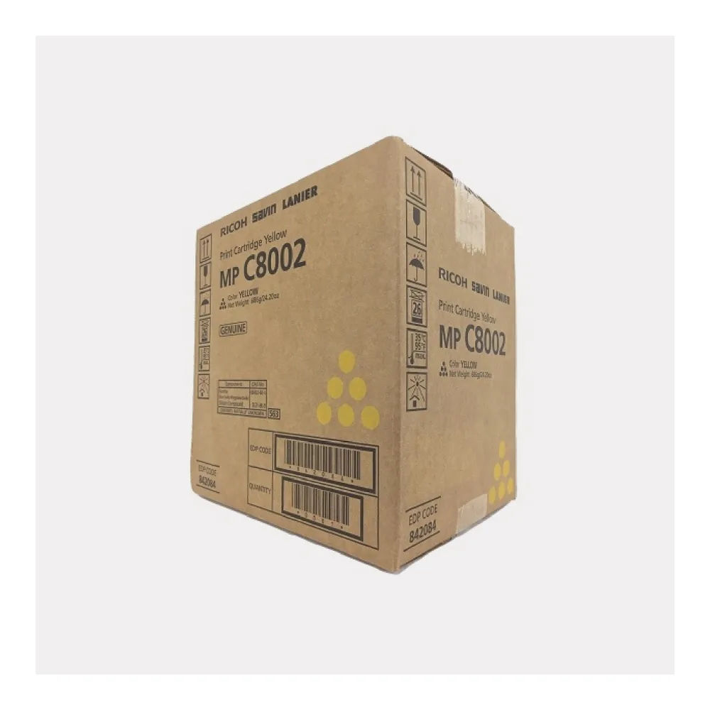 Ricoh Toner Mp C8002 Amarillo 842084