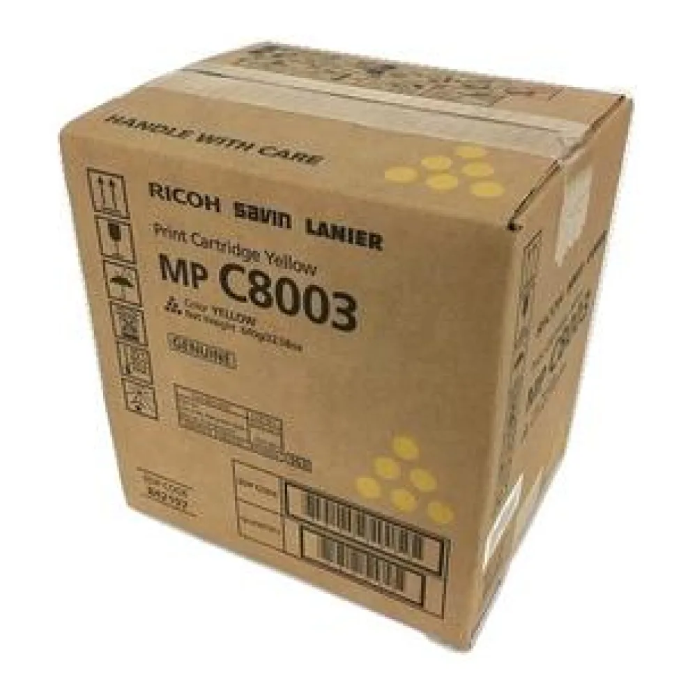 Ricoh Toner Mp C8003 Amarillo 842197