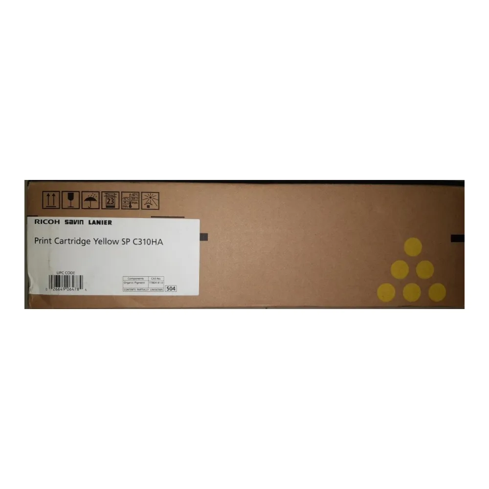 Ricoh Toner Sp C310HA Amarillo 406478