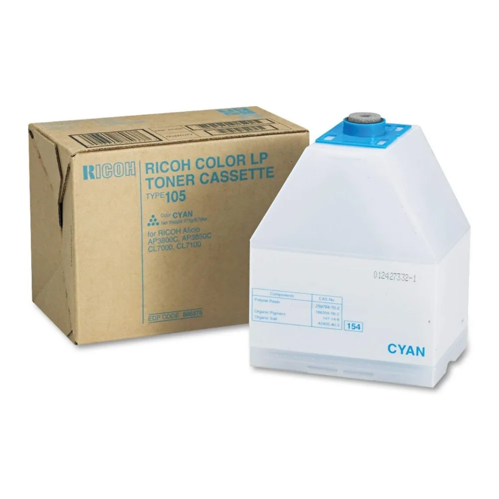 Ricoh Toner Tipo 105 Cyan 885375